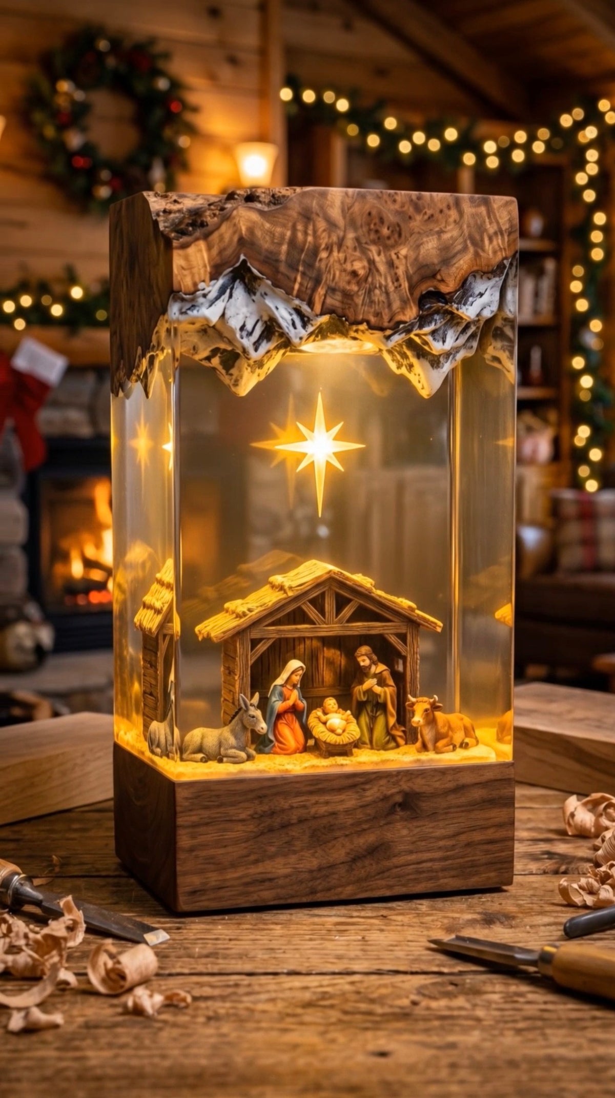 Nativity Lamp
