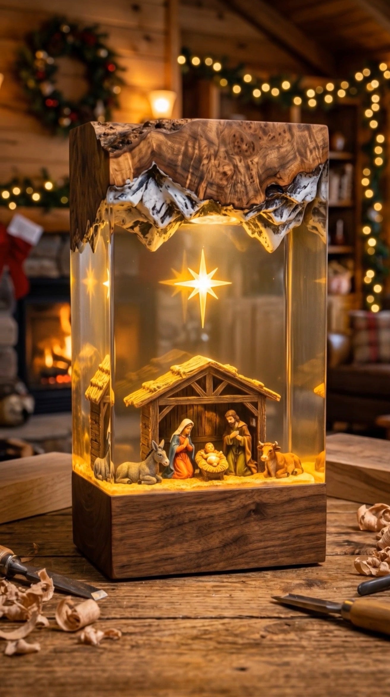 Nativity Lamp