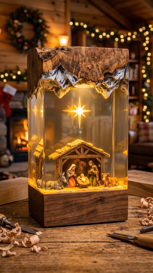 Nativity Lamp